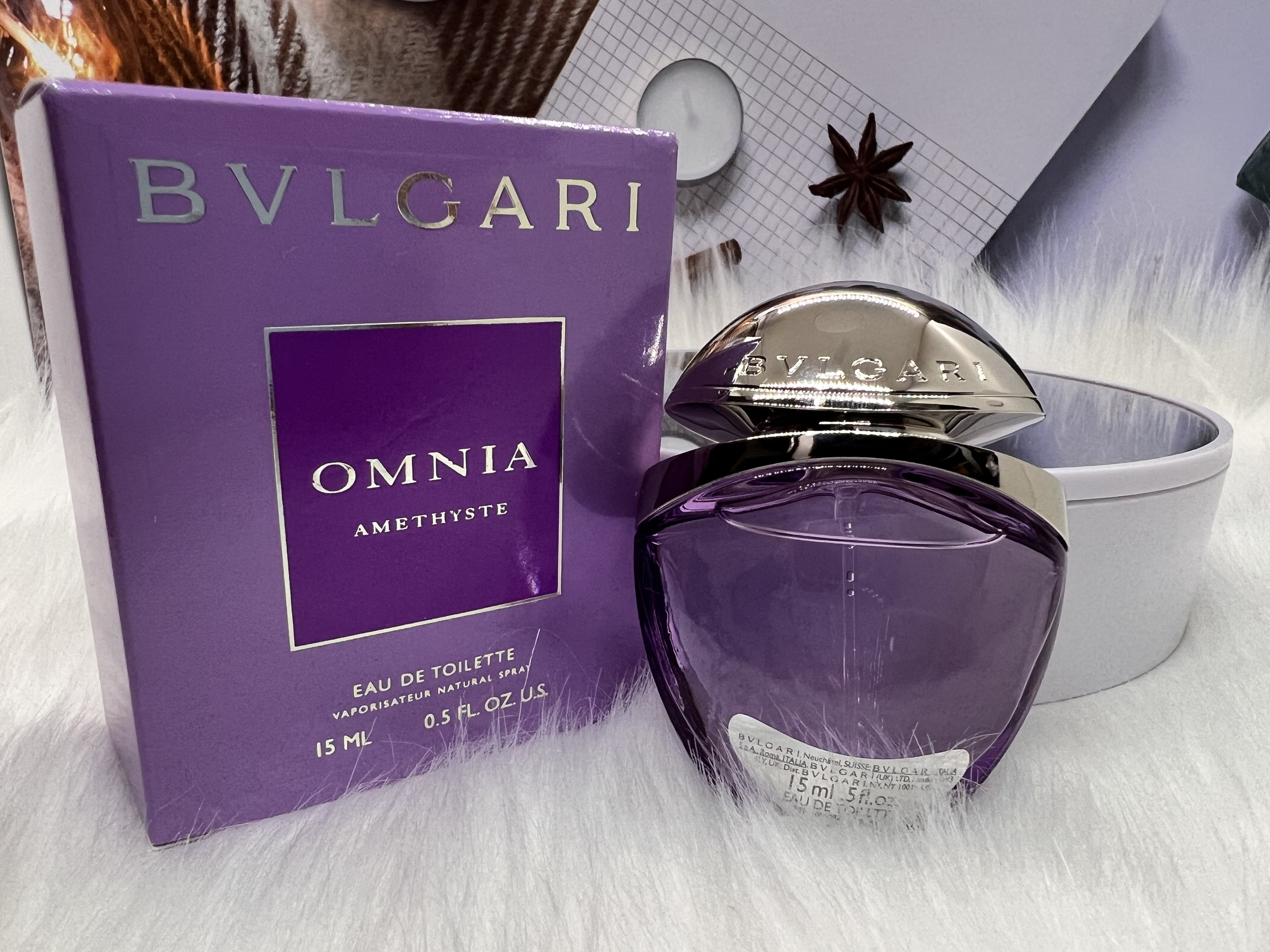 [Hàng Auth] Nước hoa mini nữ BVLGARI Omnia (Coral EDT 15ml , Crystalline EDT 15ml,  Amethyste EDT 15ml)