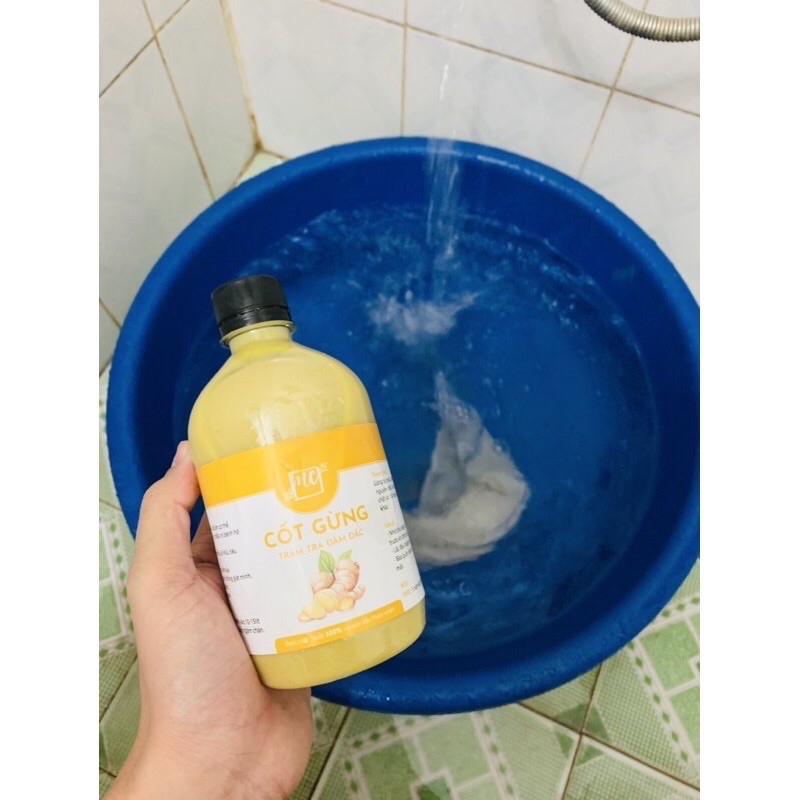 Cốt gừng tràm trà tắm và ngâm chân cho bé