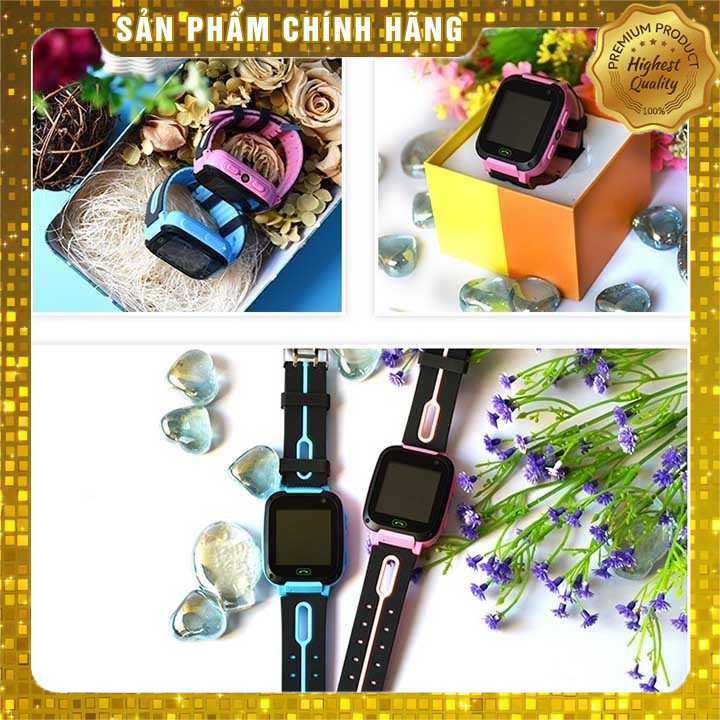 Đồng hồ thông minh dành cho trẻ em S4 cao cấp. Có sim nghe gọi, định vị, nhắn tin, SOS khẩn cấp, camera, đèn pin, chống nước. Bảo hành 6 tháng