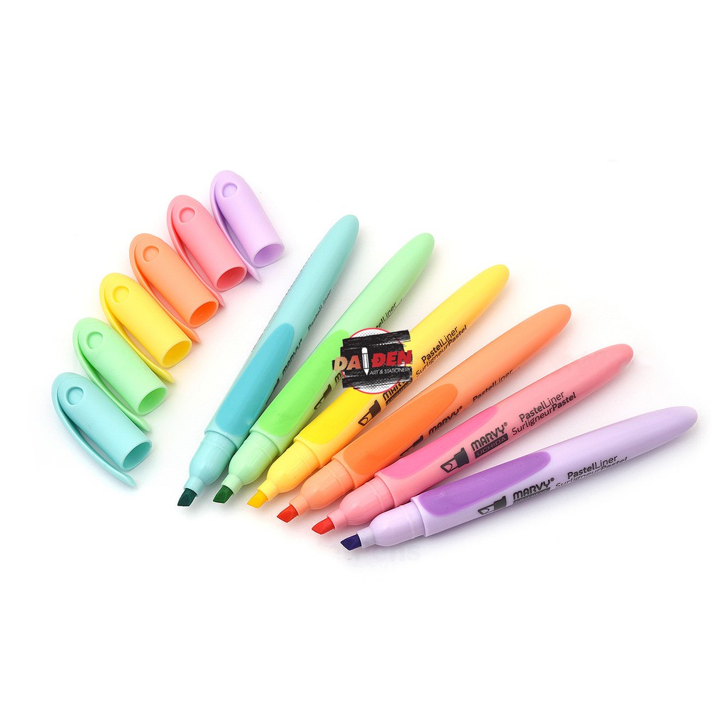 [HCM]Bút Hight Light Pastel Tone Marvy