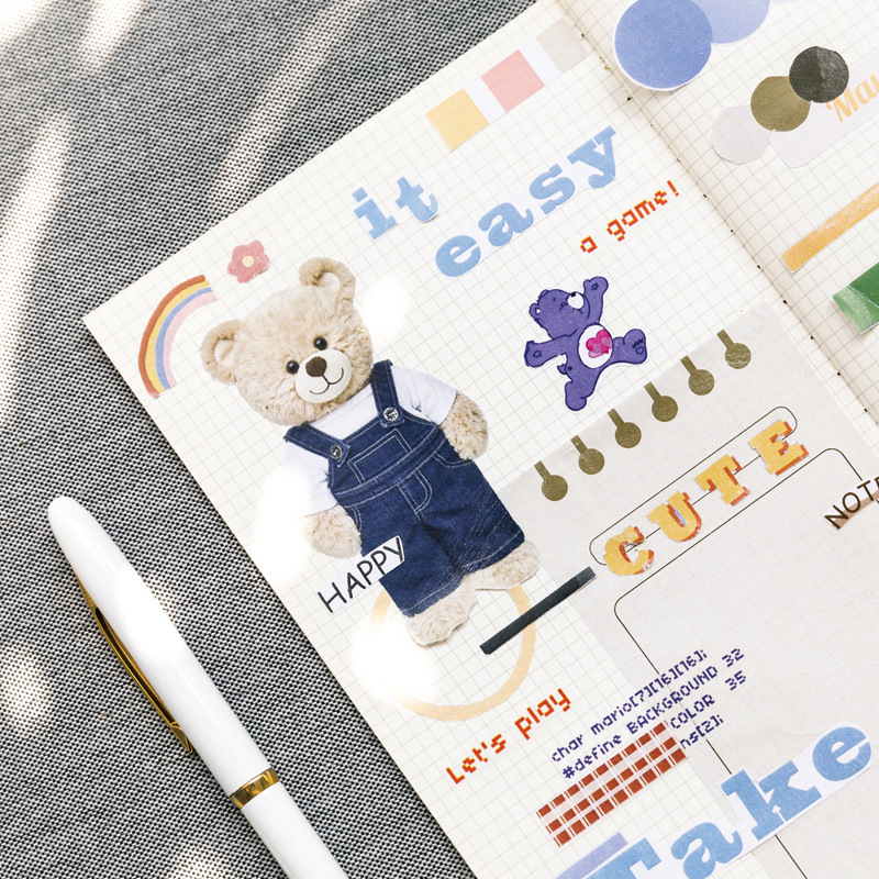 Sổ 20 tờ sticker dễ thương ROSY POSY