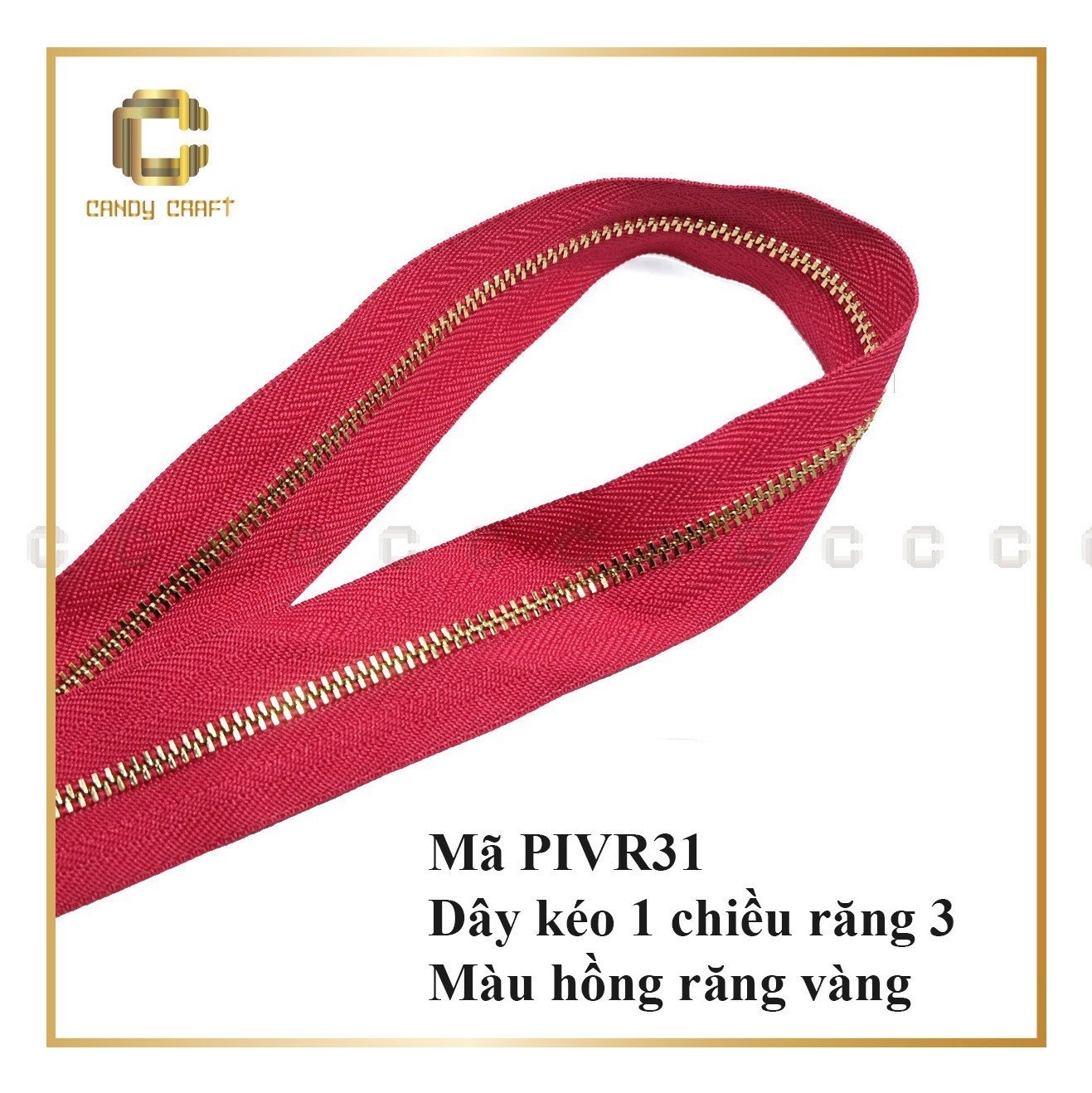 [HCM]Dây kéo 1 chiều răng 3 (không kèm đầu khóa) - phụ kiện làm túi xách
