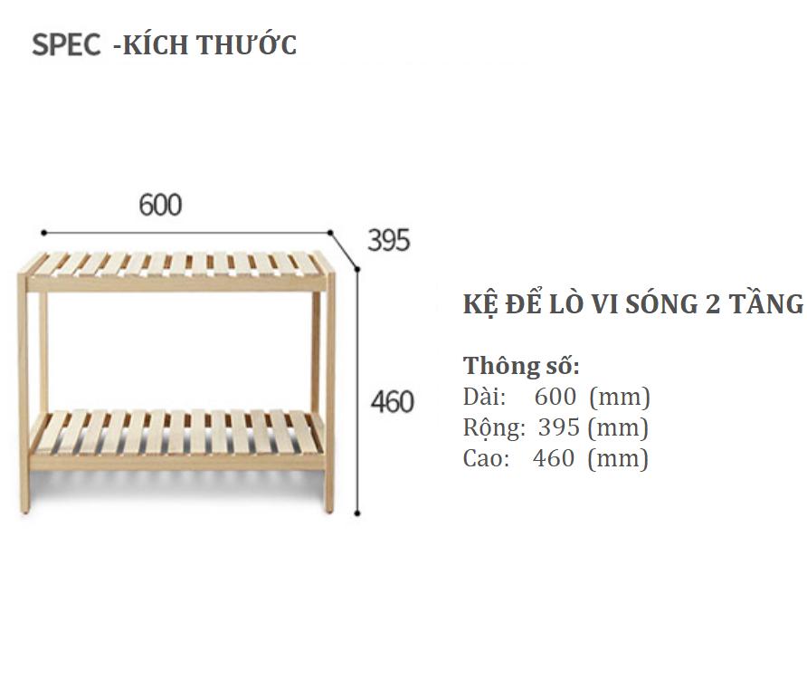 [HCM]Kệ Đa Năng  Lò Vi Sóng 2 Tầng