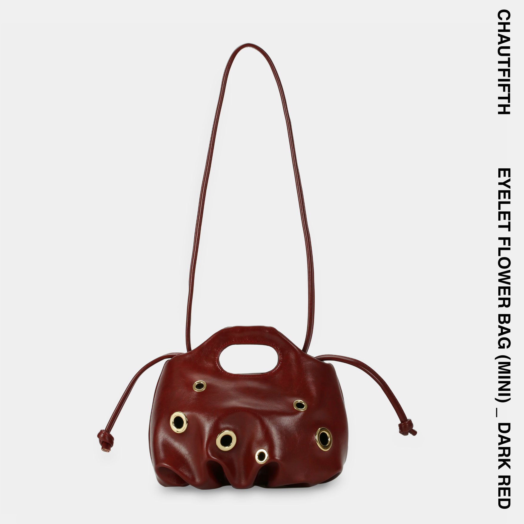 Túi xách EYELET MINI FLOWER màu đỏ - CHAUTFIFTH