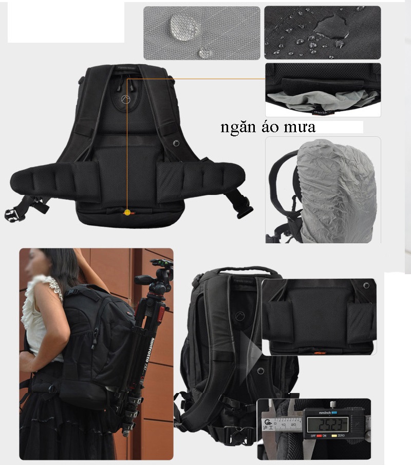 [HCM]Balo máy ảnh Filip side 400AW.