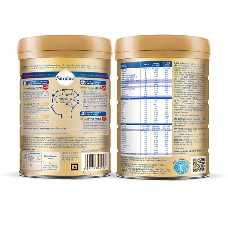 Sữa Similac 4 900G Mẫu Mới