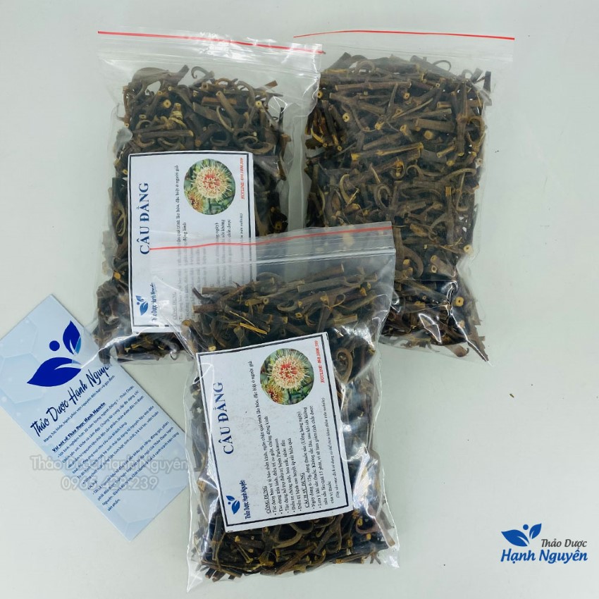 Cây câu đằng 1kg, cây móc câu khô, sạch, hỗ trợ ổn định huyết áp, giảm đau đầu, chóng mặt
