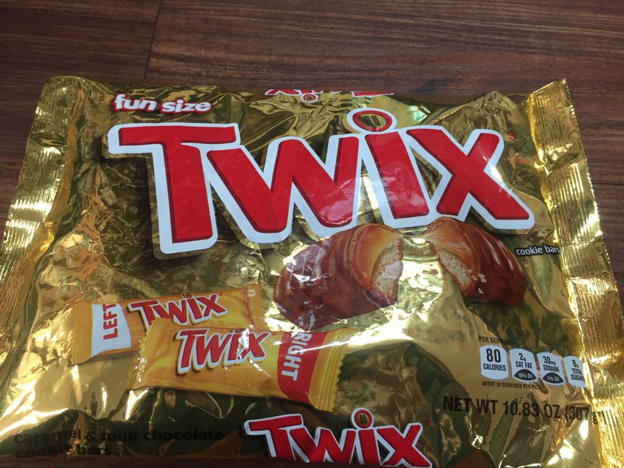 Socola Twix Fun Size - Caramel & Milk Chocolate (275g) Hàng Nhập Mỹ (HSD 02/2026)