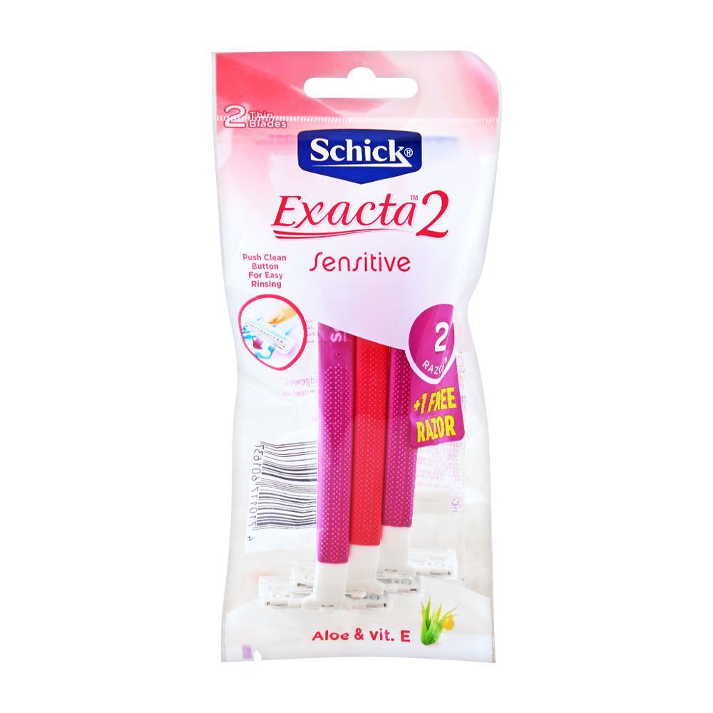 Dao Cạo Schick Exacta2 Sensitive - Dao Cạo Cho Nữ Schick COMBO 03 cái
