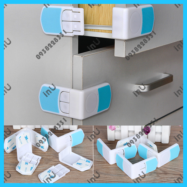 HCM - Combo 2 dụng cụ khóa góc tủ bảo vệ bé tránh kẹp tay