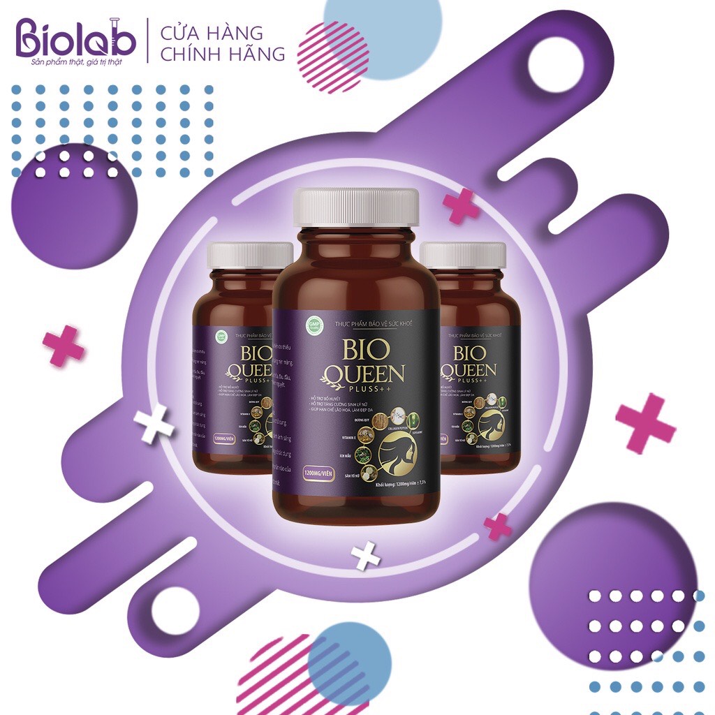 BIO QUEEN PLUSS ++hỗ trợ bổ huyết,bổ sung tăng cường nội tiết tố nữ