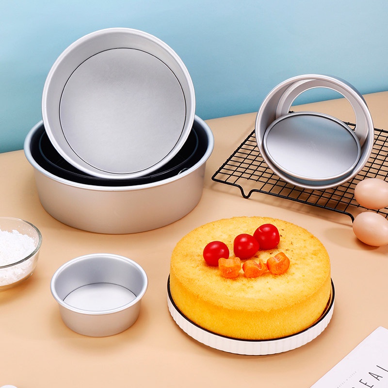 Khuôn làm bánh bông lan đáy liền