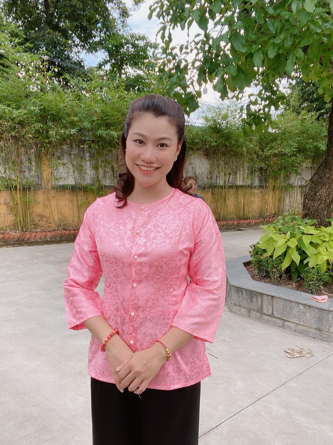 Áo Bà Ba Lụa Gấm Đi Lễ Chùa, Bán Rời áo và quần