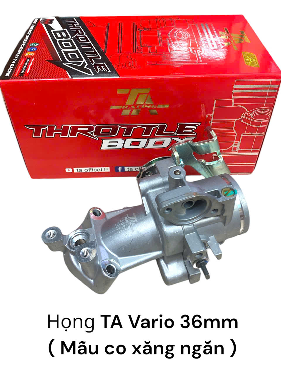 Họng xăng TA Vario 125cc 150cc đủ các size