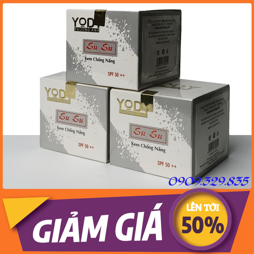 Kem chống nắng Su Su Yody White Phương Anh - chống nắng và dưỡng da ban ngày