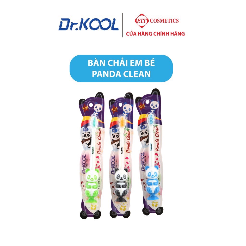 Bàn chải đánh răng trẻ em Dr.Kool cá ngựa, panda (màu ngẫu nhiên)