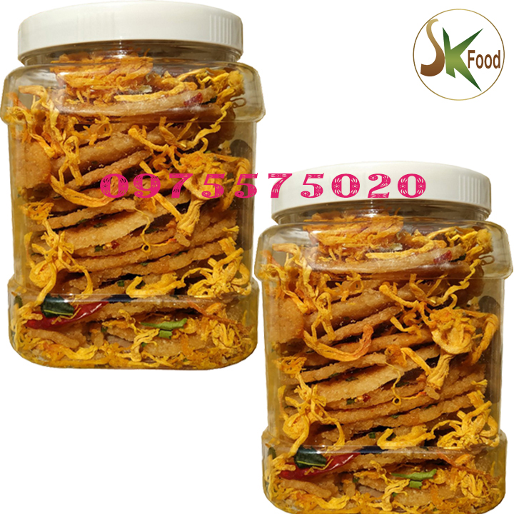 1kg cơm cháy lắc khô gà SK FOOD