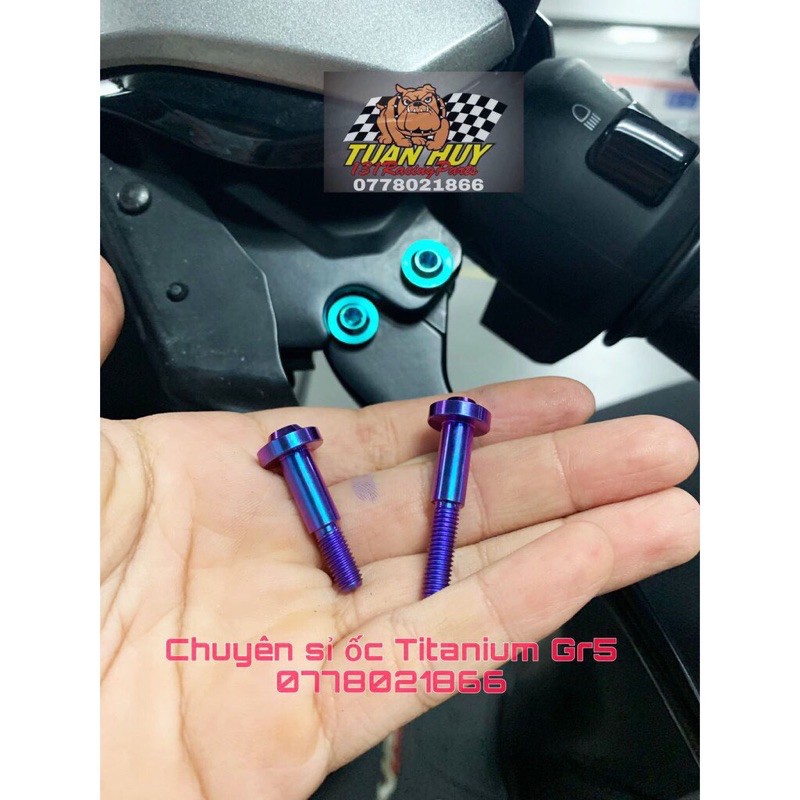 Ốc tay thắng Vario Titan Gr5 cao cấp . DoChoiXeMay
