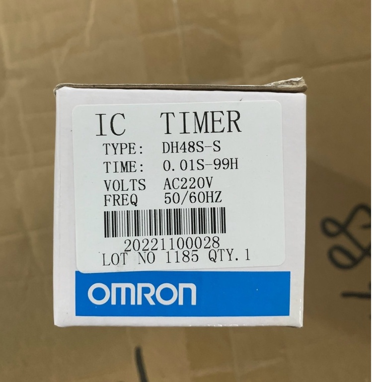 Rơle thời gian (Timer) DH48S-S mặt đỏ 220V kèm đế.