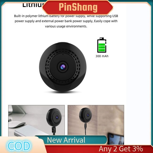 Camera Giám Sát Mạng Không Dây. Camera Mini Camera Quan Sát SV380 Camera Wifi Mini