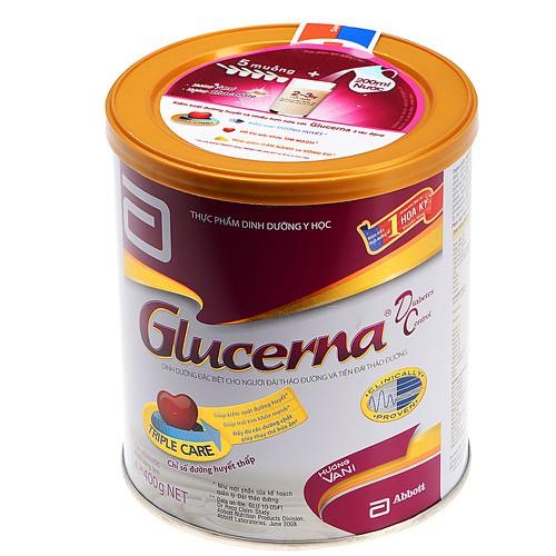 Sữa bột Glucerna cho người bệnh Tiểu Đường (Abbott, lon 400g)