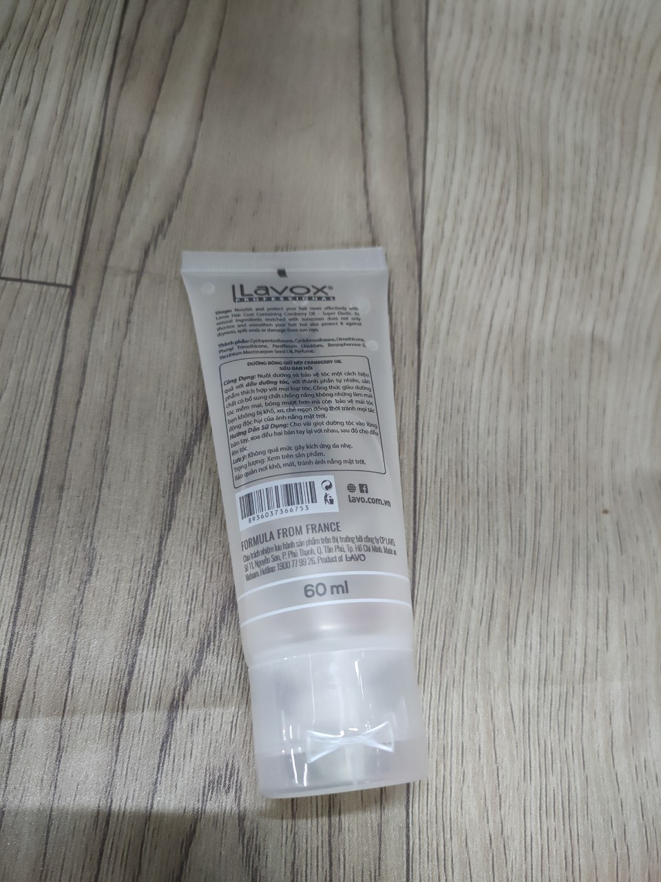 Serum dưỡng tóc Lavox dạng tuýp