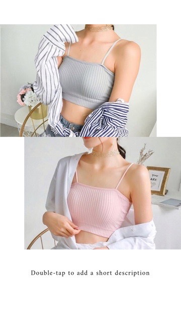 Áo bra 2 dây gân - Áo ngực học sinh