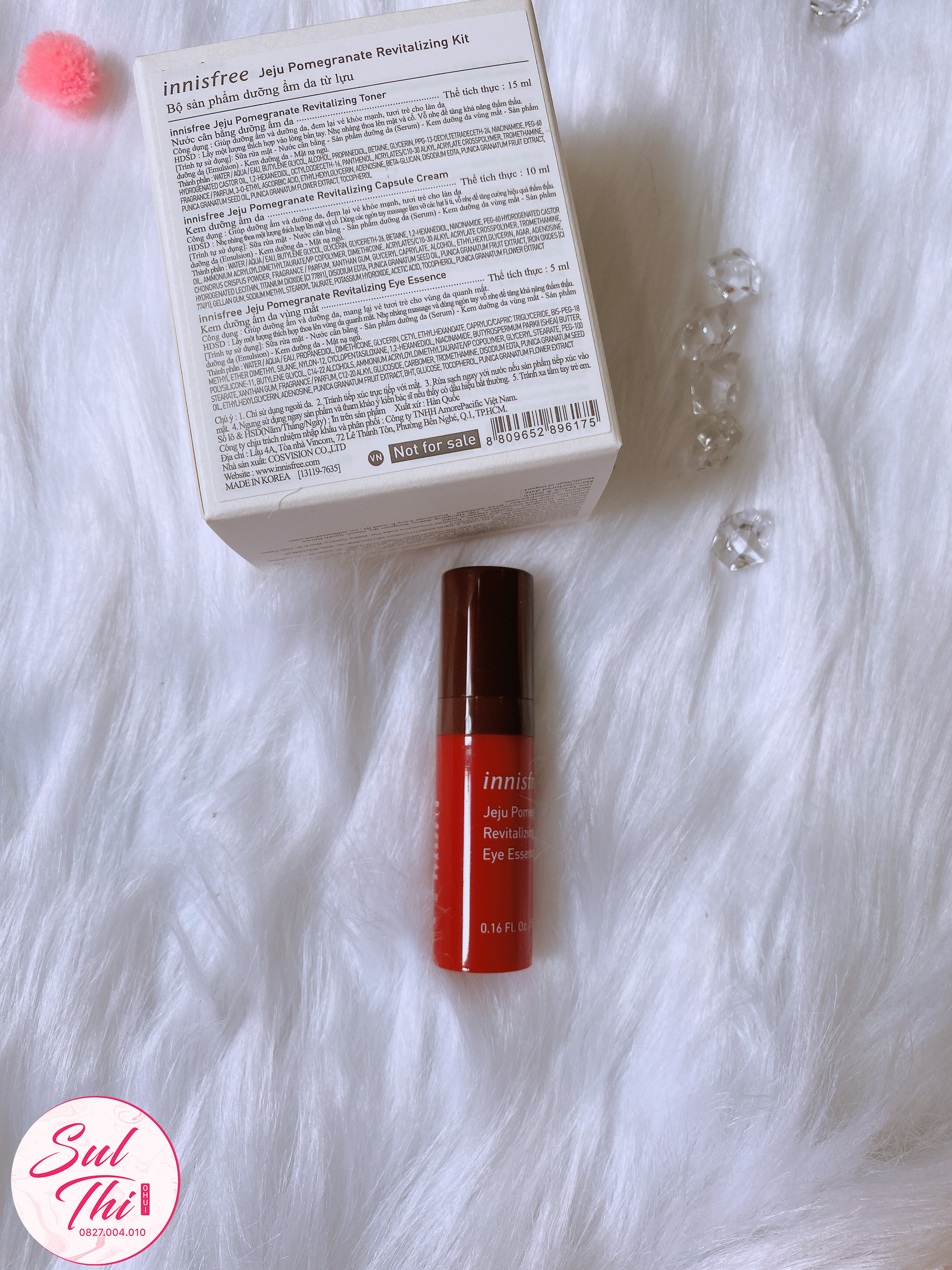 Set dưỡng da mini Lựu đỏ Innisfree Jeju Pomegranate