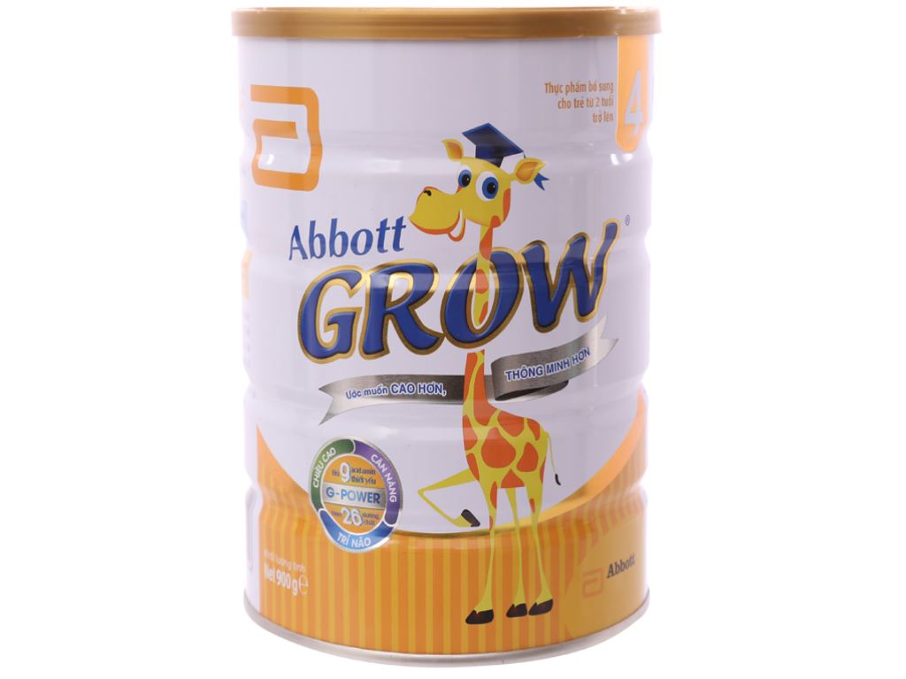 1 6 Sữa bột Abbott Grow 4 lon 900g