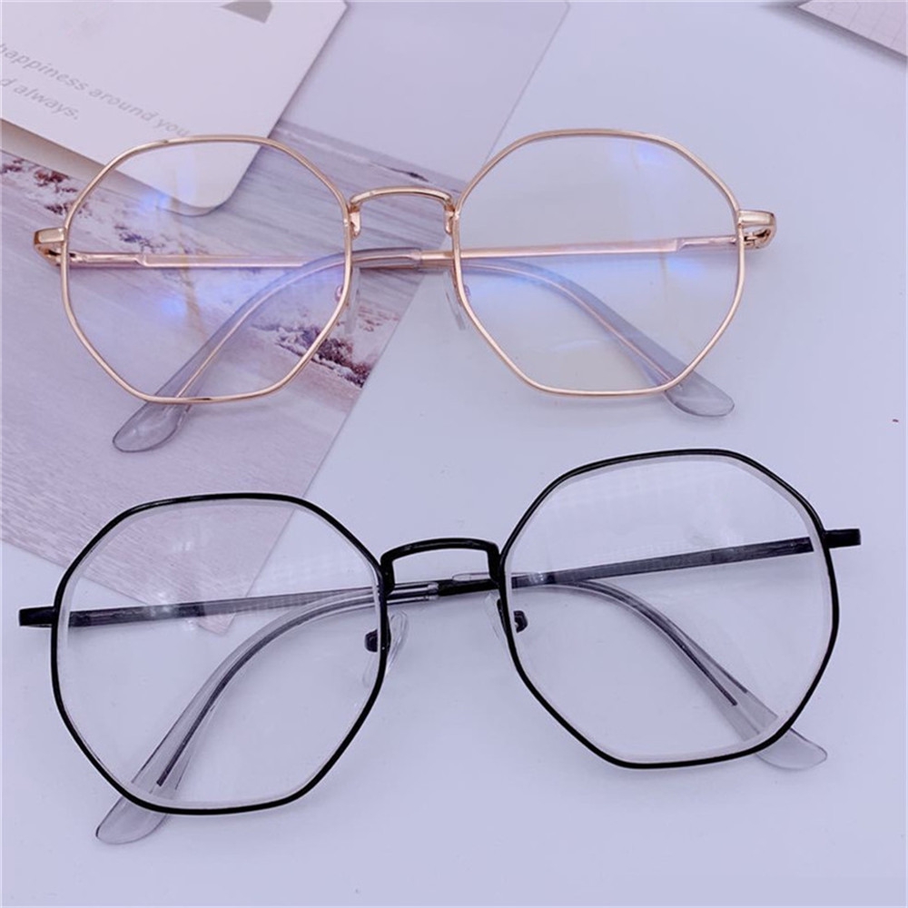 LIMRJ Mắt Kính Giả Cận Phong Cách Retro Thời Trang Kính Máy Tính kính Nam kính thời trang kính gọng tròn kính thời trang nữ