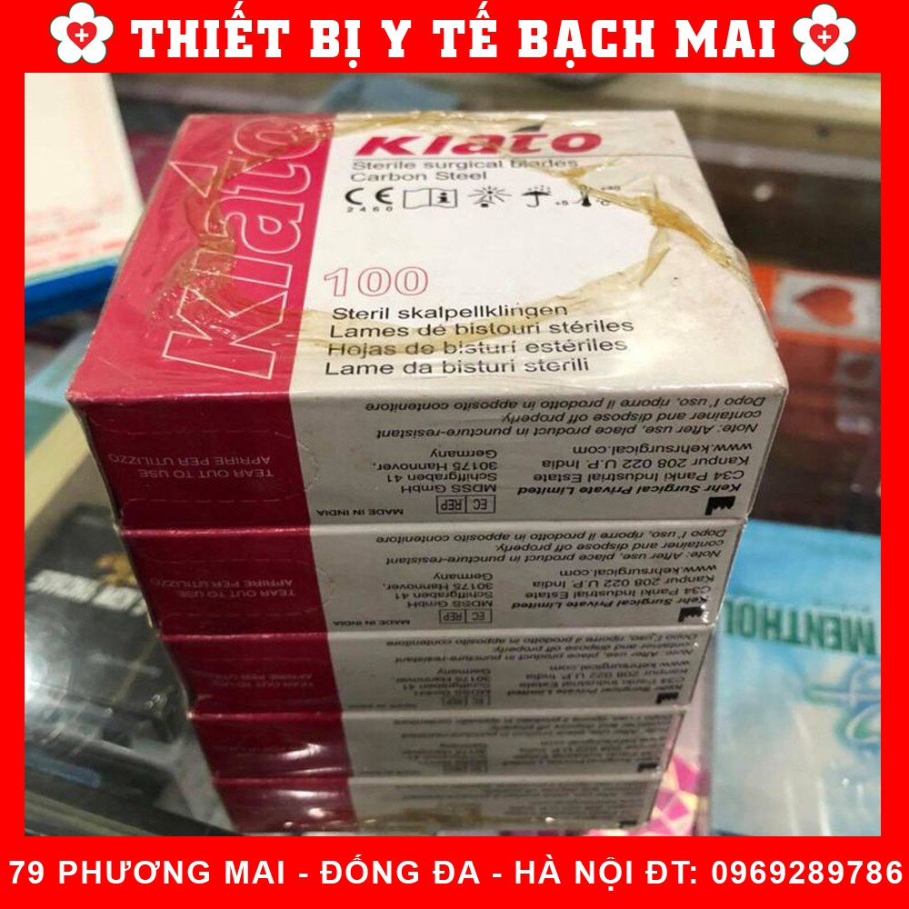Lưỡi Dao Mổ KIATO Số 11 [Hộp 100 Cái]