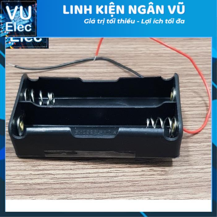Hộp đế pin ultrafire 18650 2aa