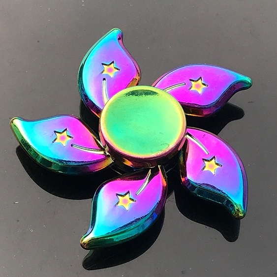 CON QUAY SPINNER TÍM GRADIENT Kim loại chơi giải trí giá rẻ