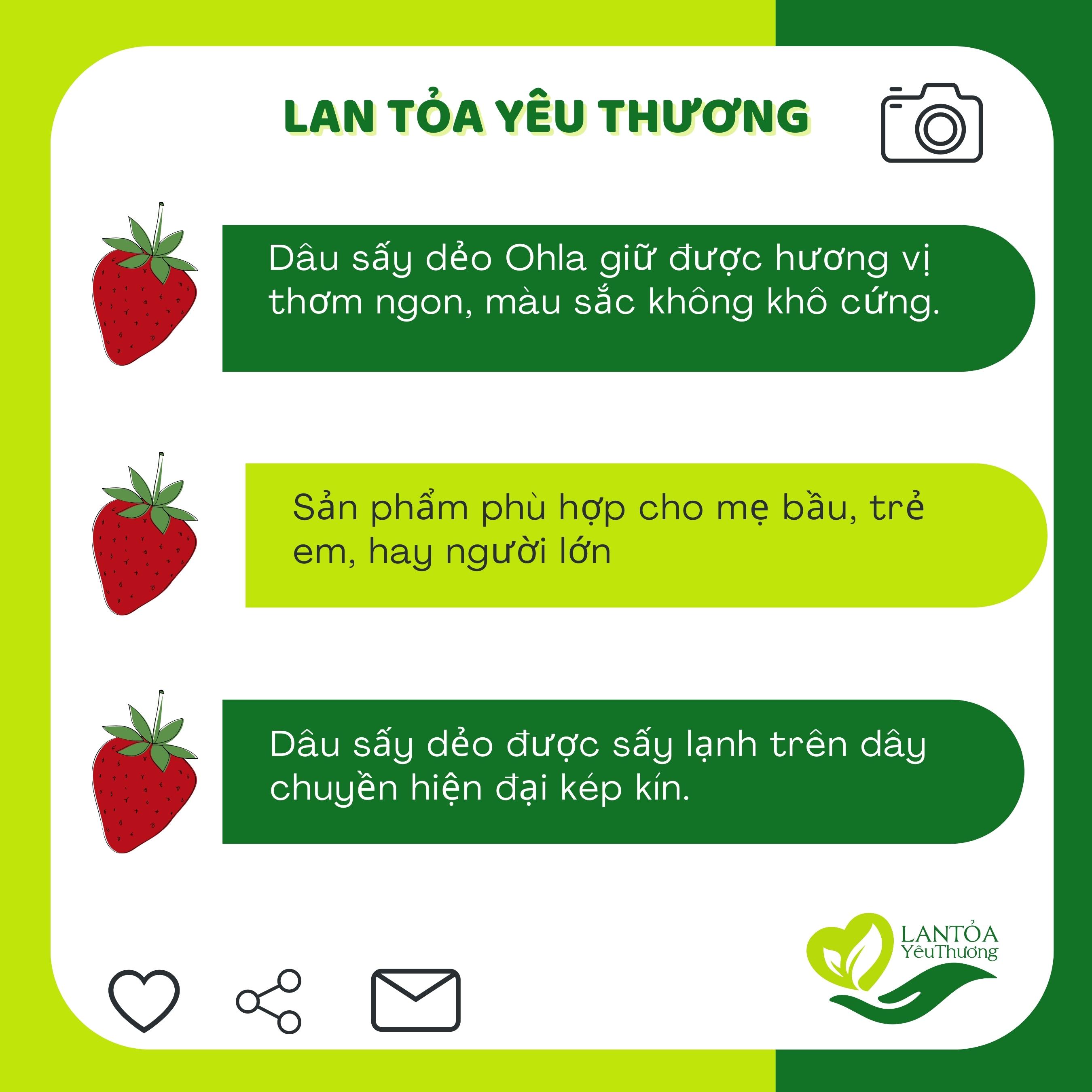 Dây sấy dẻo Ohla 100g