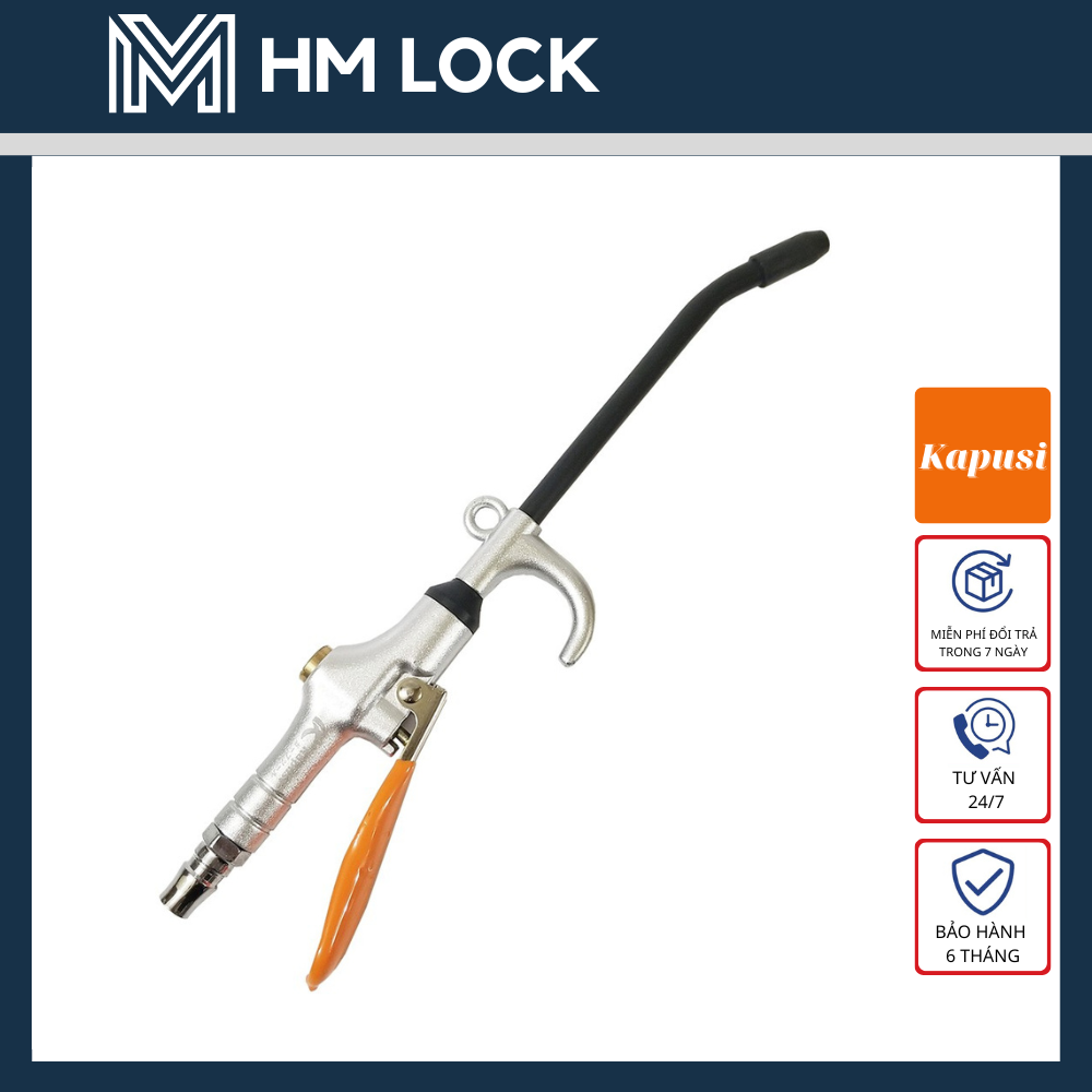 Dụng cụ xịt hơi sắt kapusi dài hàng nhật bản - hàng cao cấp chính hãng - hm lock