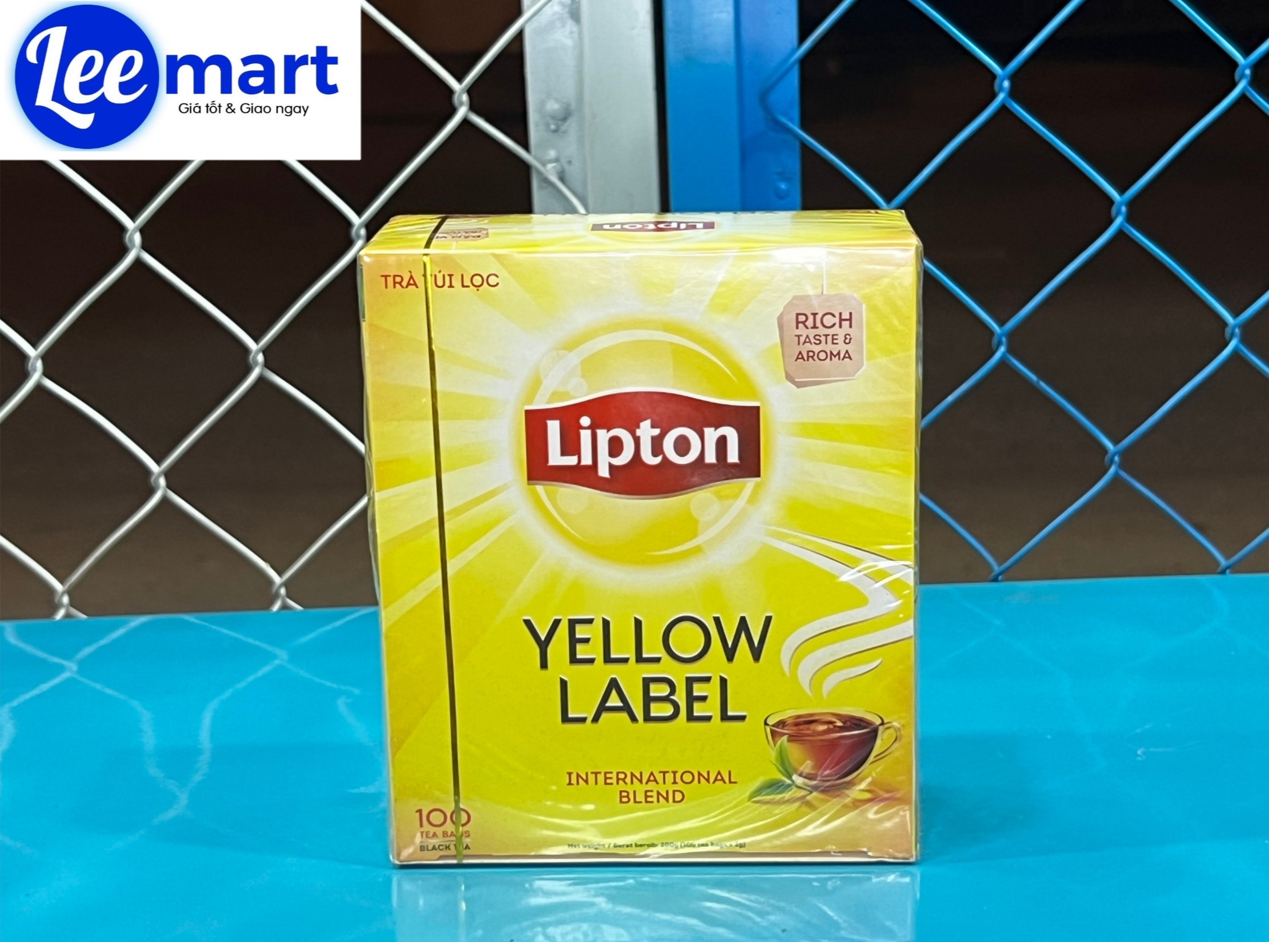 Trà Lipton túi lọc nhãn vàng 200g (100 gói x 2g)