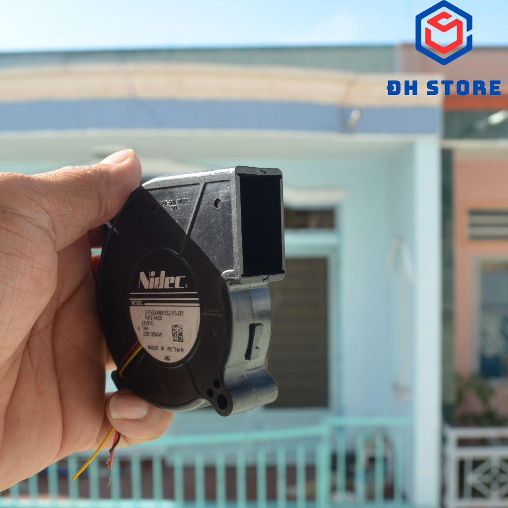 Quạt sò tản nhiệt 25vol 0,14a 7c,5cm