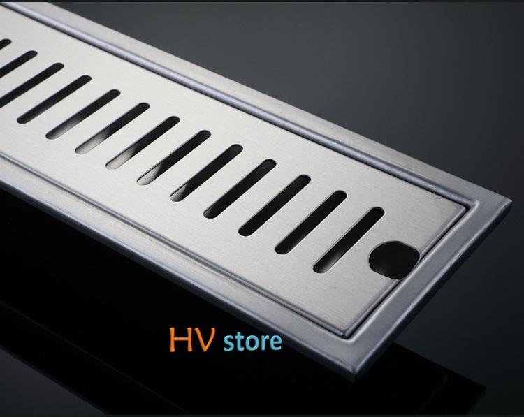 Ga thoát nước dài dành cho nhà tắm lớn, máng dài 30cm, chất liệu inox 304