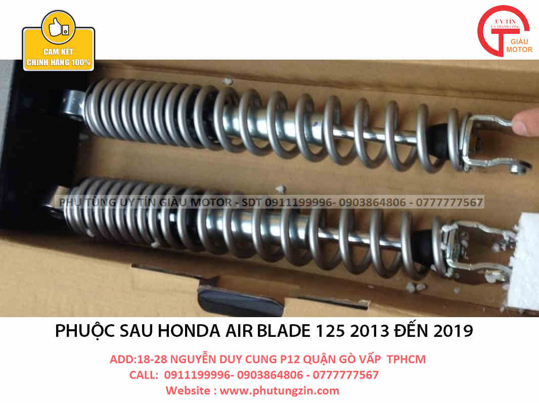 PHUỘC SAU HONDA AIR BLADE 125 2013 ĐẾN 2019 CHÍNH HÃNG