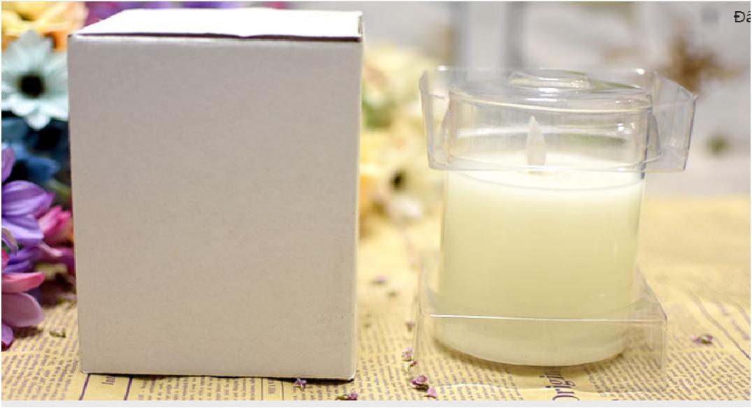 Nến cốc thủy tinh-đèn cầy thủy tinh chạy pin