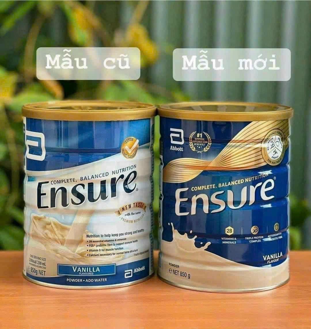 Sữa Bột Ensure Úc Lon 850g