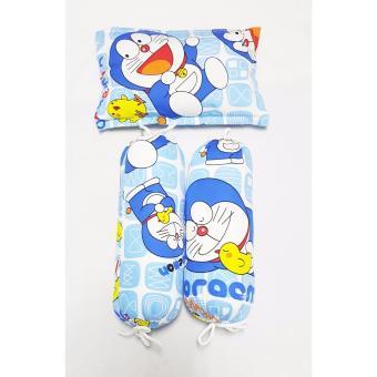 Bộ gối nằm và 2 gối ôm thảo dược Đinh Lăng chống mồ hôi trộm cho bé sơ sinh Baby Chick Số 1 - họa tiết ngẫu nhiên Tặng 1 tập tô màu (nhiều chủ đề tùy chọn)