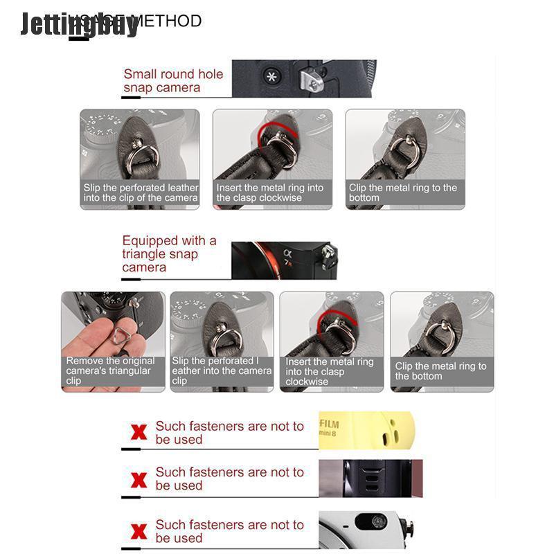 Jettingbuy Dây Đeo Máy Ảnh Dây Đeo Cổ Tay Máy Ảnh Kỹ Thuật Số Bằng Nylon Thủ Công Dây Đeo Tay Paracord