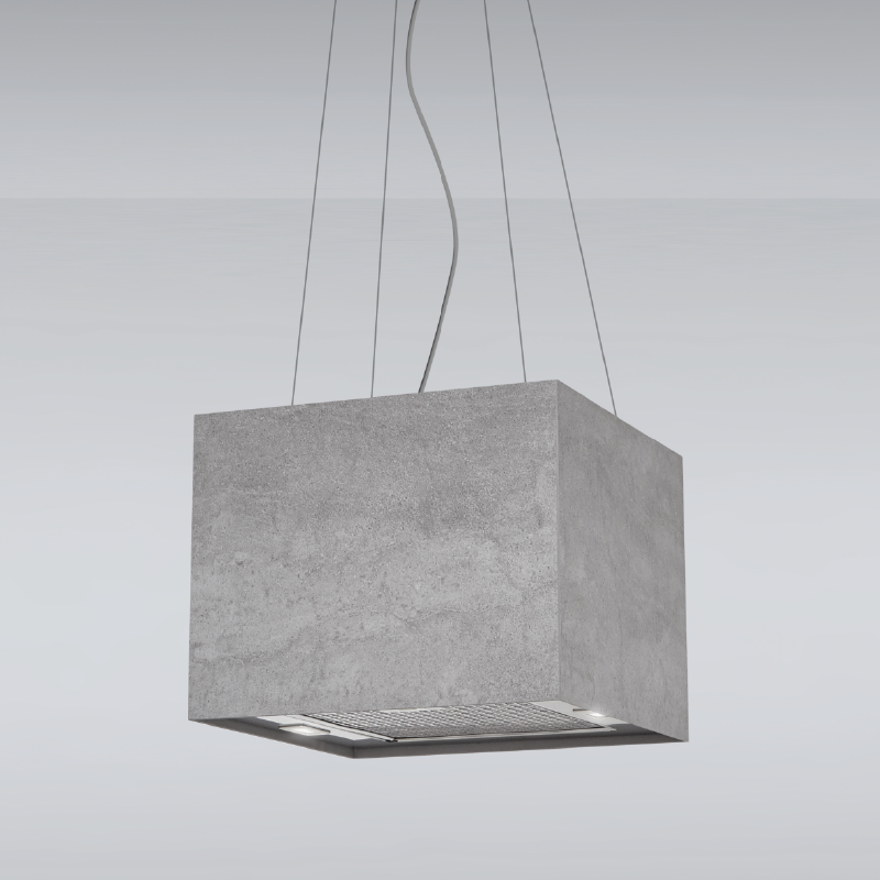 Máy hút khói, khử mùi malloca concrete k-400, máy hút treo độc lập decor, bảo hành 03 năm, cam kết chính hãng