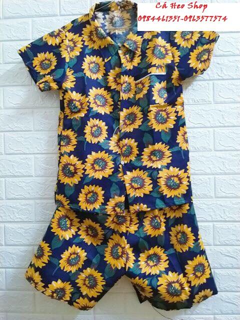 Bộ Quần Áo Pijama Hoa Quả ( Ảnh Thật)