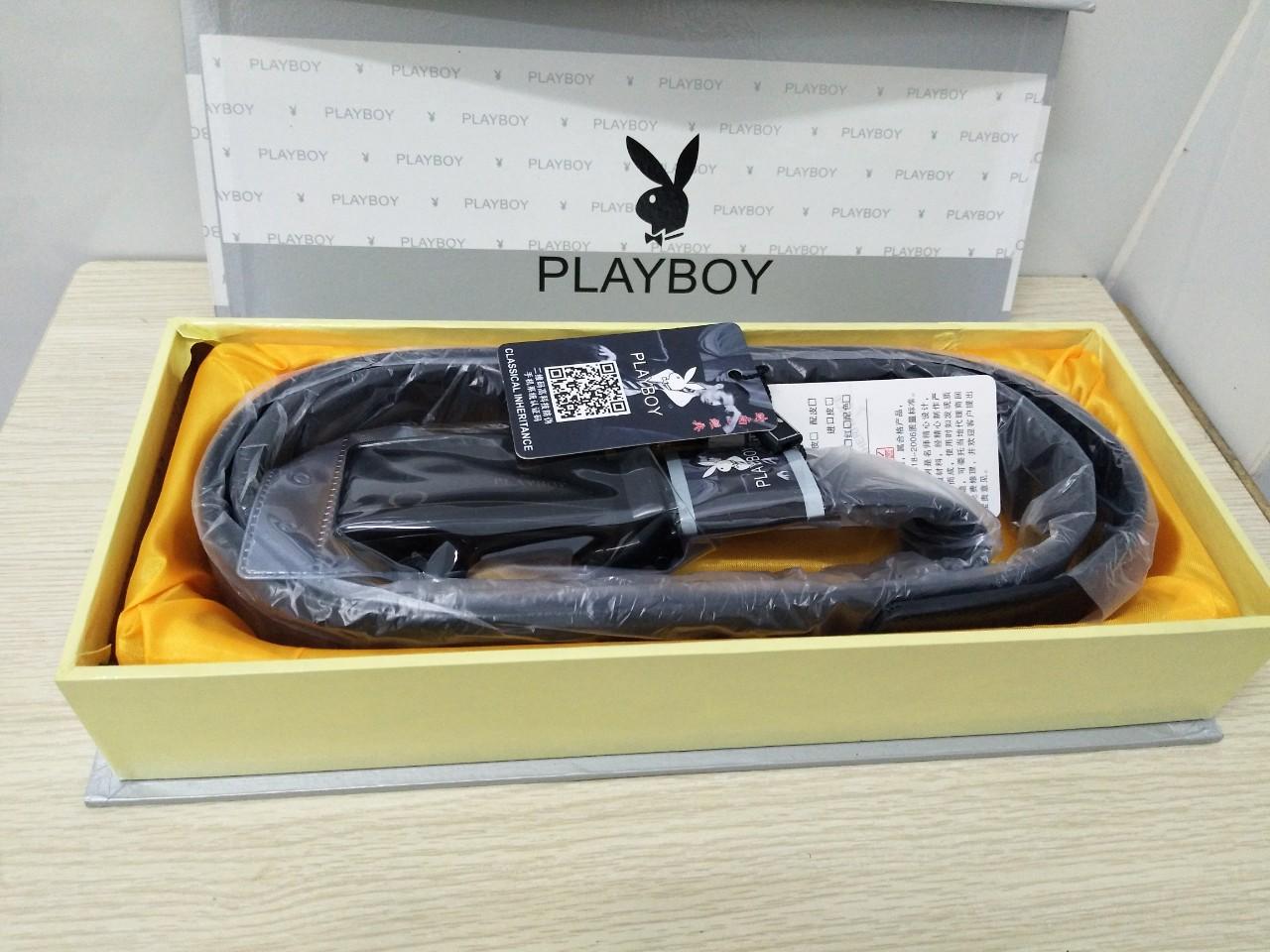 [HCM]Dây Nịt Thắt Lưng Nam Playboy Full Hộp Cao Cấp