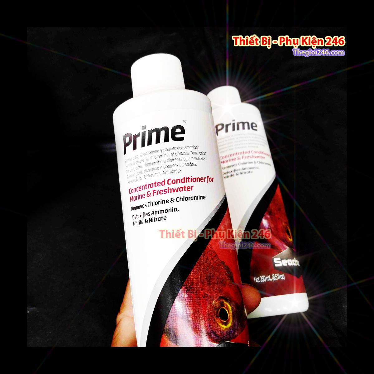 Seachem Prime 250ml  Khử Độc Nước Cấp Tốc Dành Cho Hồ Cá Rồng