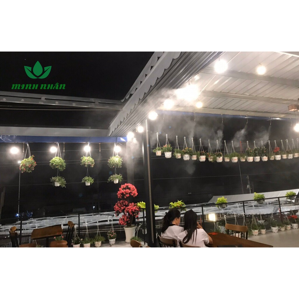 Hệ thống phun sương 20 đầu phun sương (máy bơm DH 6027)