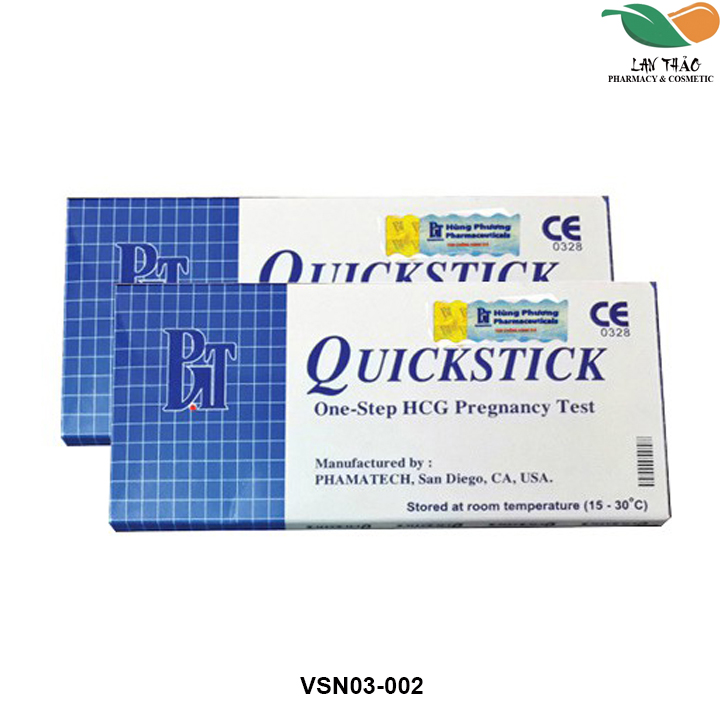 [HCM] QUE THỬ THAI QUICKSTICK CHÍNH HÃNG GIÁ TỐT