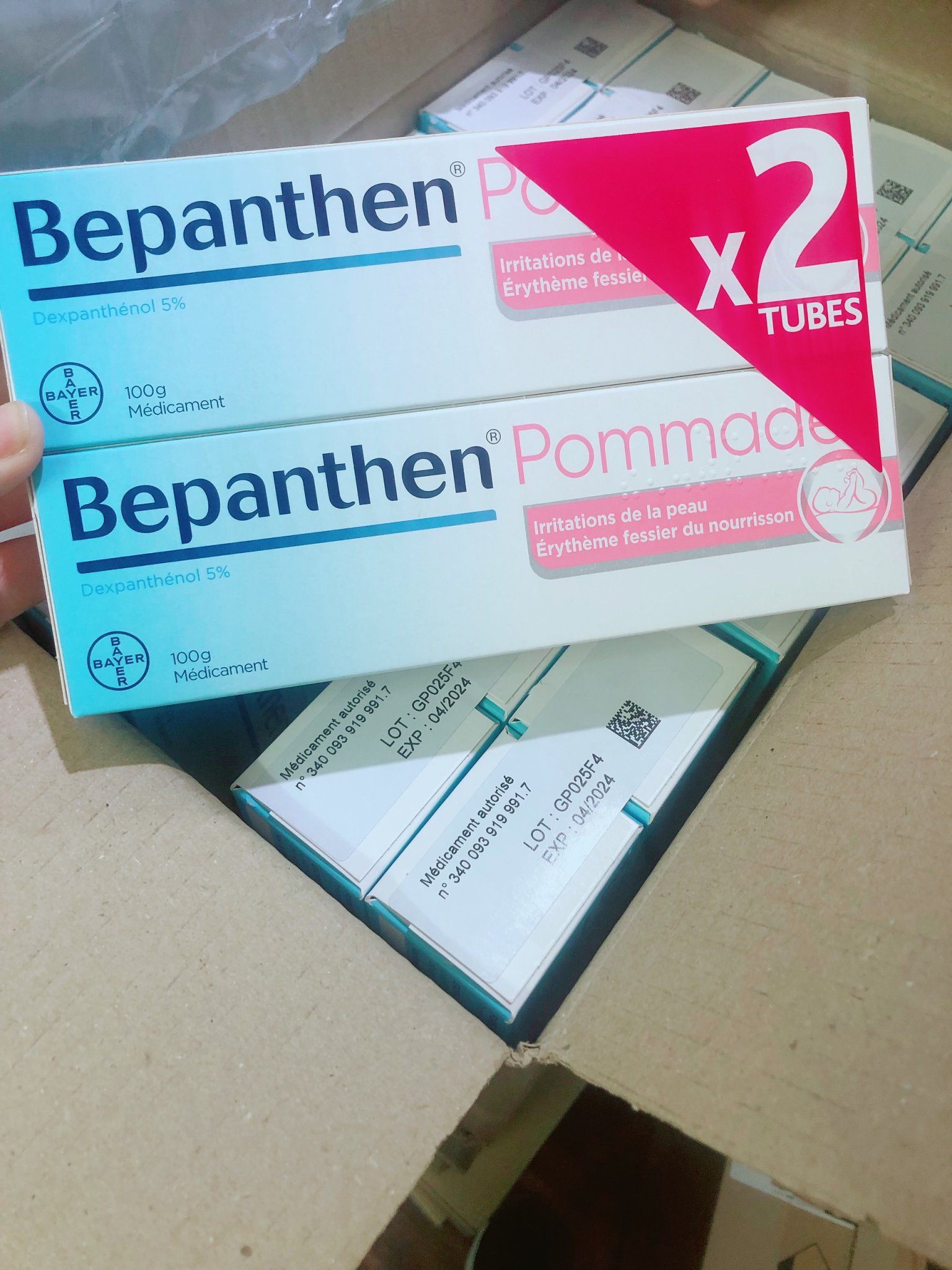 Kem dưỡng cho bé Bepanthen Pommade 100g